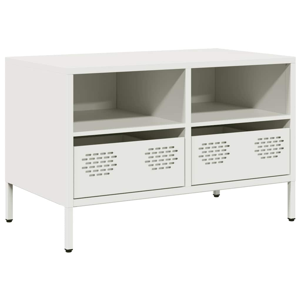 TV Cabinet White 68x39x43.5 cm Cold-rolled Steel