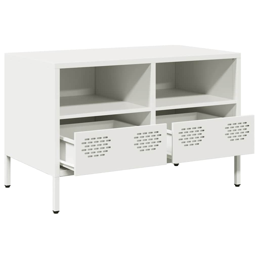 TV Cabinet White 68x39x43.5 cm Cold-rolled Steel