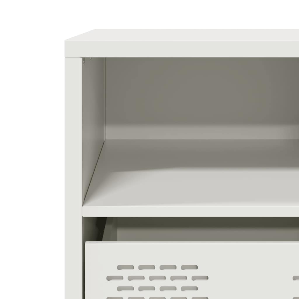 TV Cabinet White 68x39x43.5 cm Cold-rolled Steel