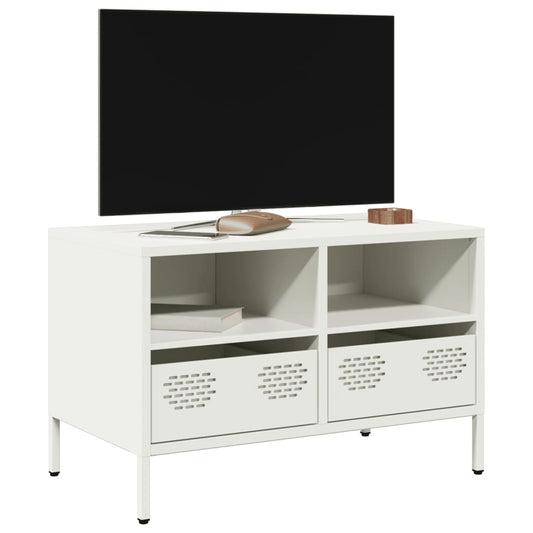 TV Cabinet White 68x39x43.5 cm Cold-rolled Steel