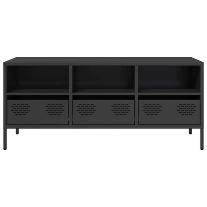 TV Cabinet Black 101.5x39x43.5 cm Cold-rolled Steel