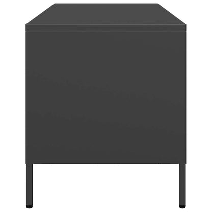 TV Cabinet Black 101.5x39x43.5 cm Cold-rolled Steel