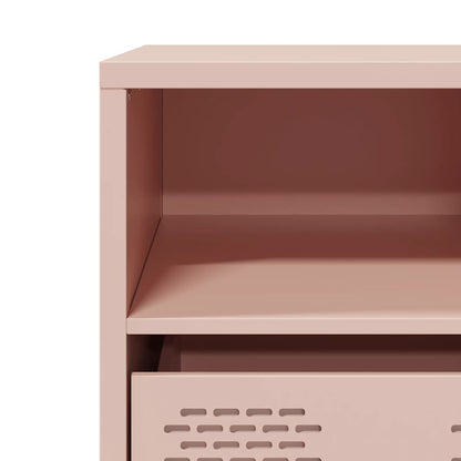 TV Cabinet Pink 101.5x39x43.5 cm Cold-rolled Steel