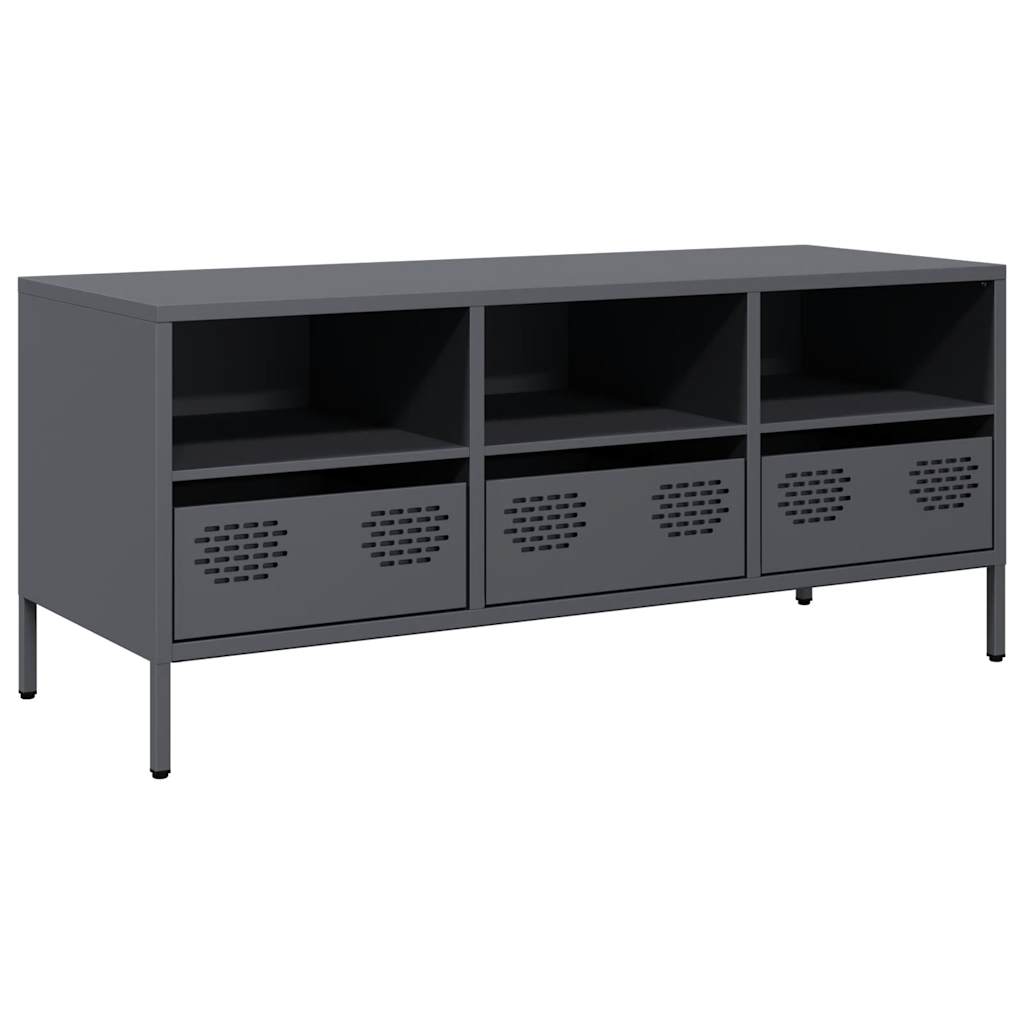 TV Cabinet Anthracite 101.5x39x43.5 cm Cold-rolled Steel