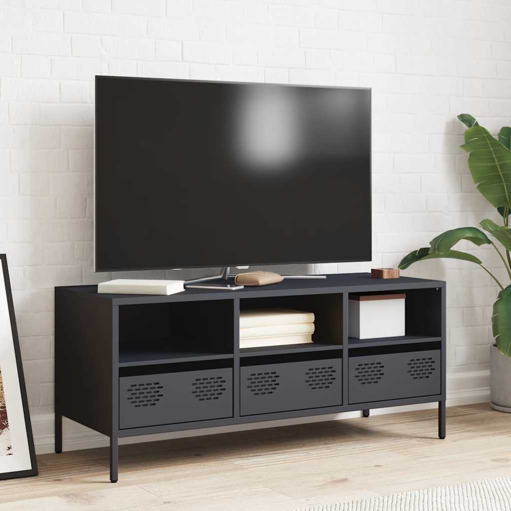 TV Cabinet Anthracite 101.5x39x43.5 cm Cold-rolled Steel