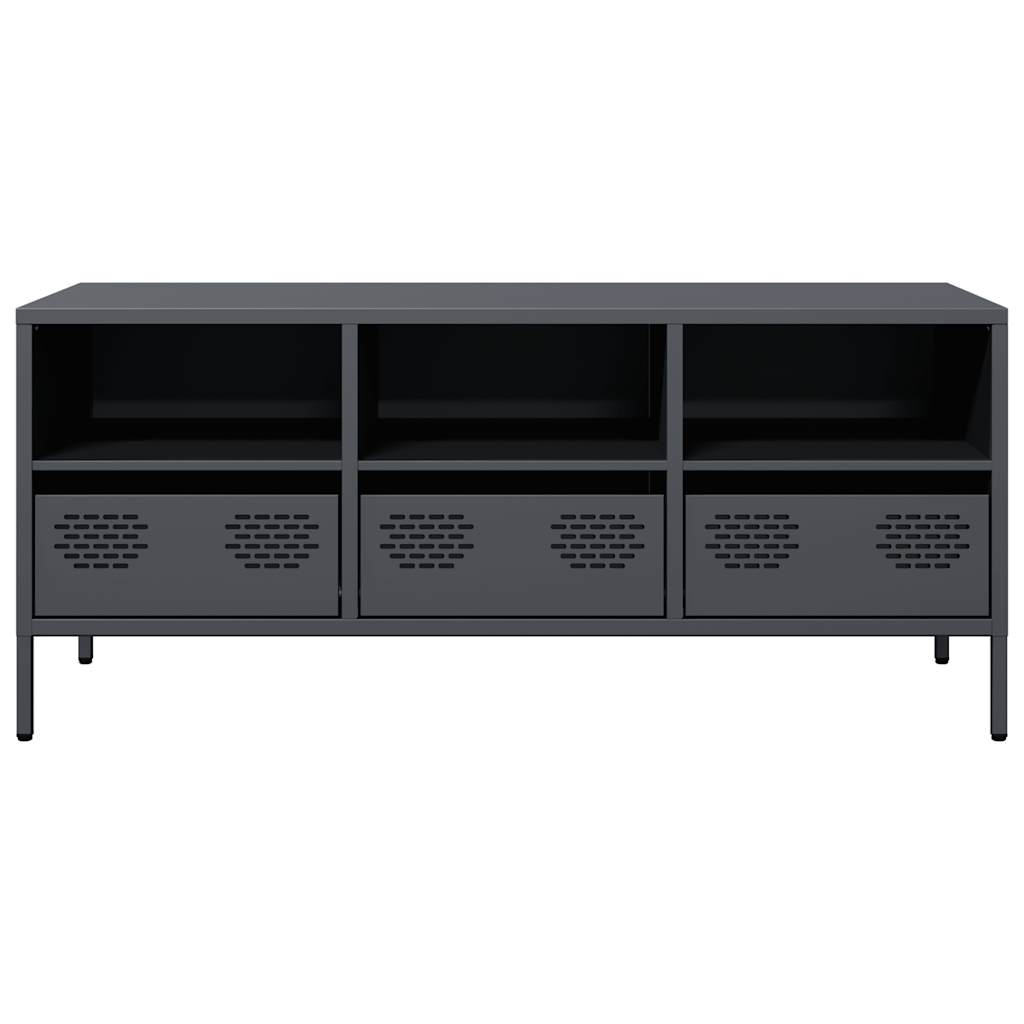 TV Cabinet Anthracite 101.5x39x43.5 cm Cold-rolled Steel