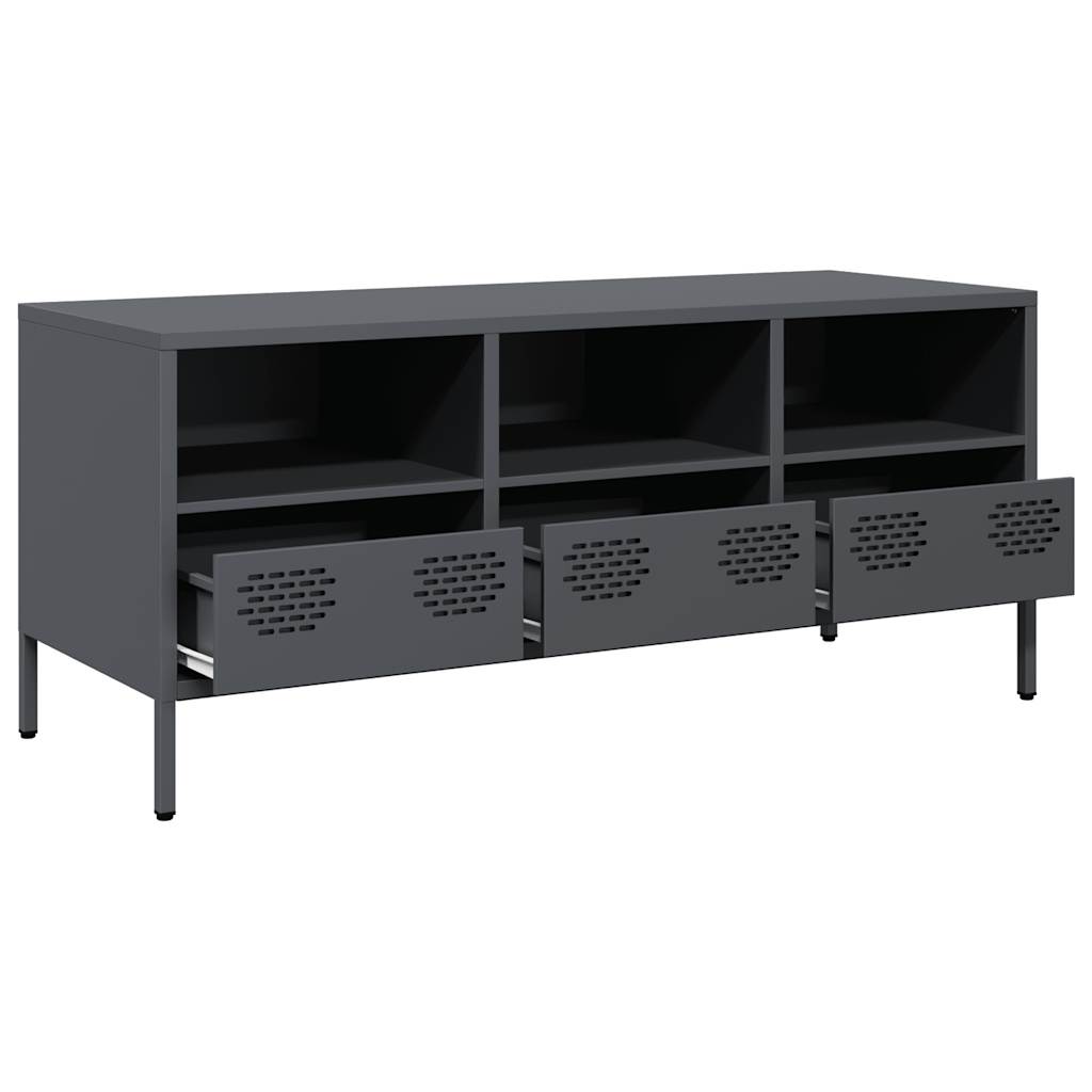 TV Cabinet Anthracite 101.5x39x43.5 cm Cold-rolled Steel