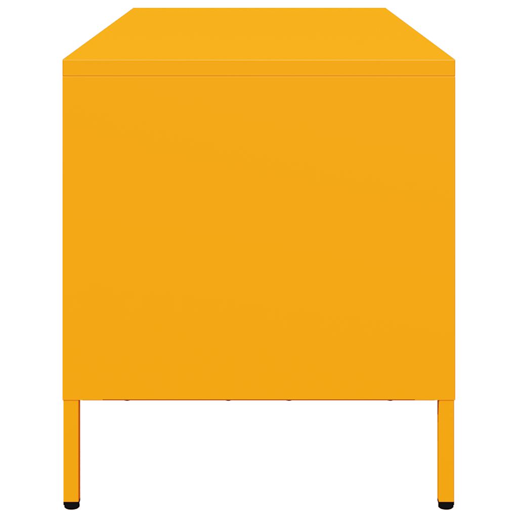 TV Cabinet Mustard Yellow 101.5x39x43.5 cm Cold-rolled Steel