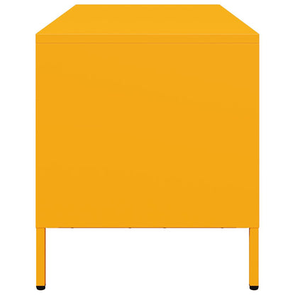 TV Cabinet Mustard Yellow 101.5x39x43.5 cm Cold-rolled Steel