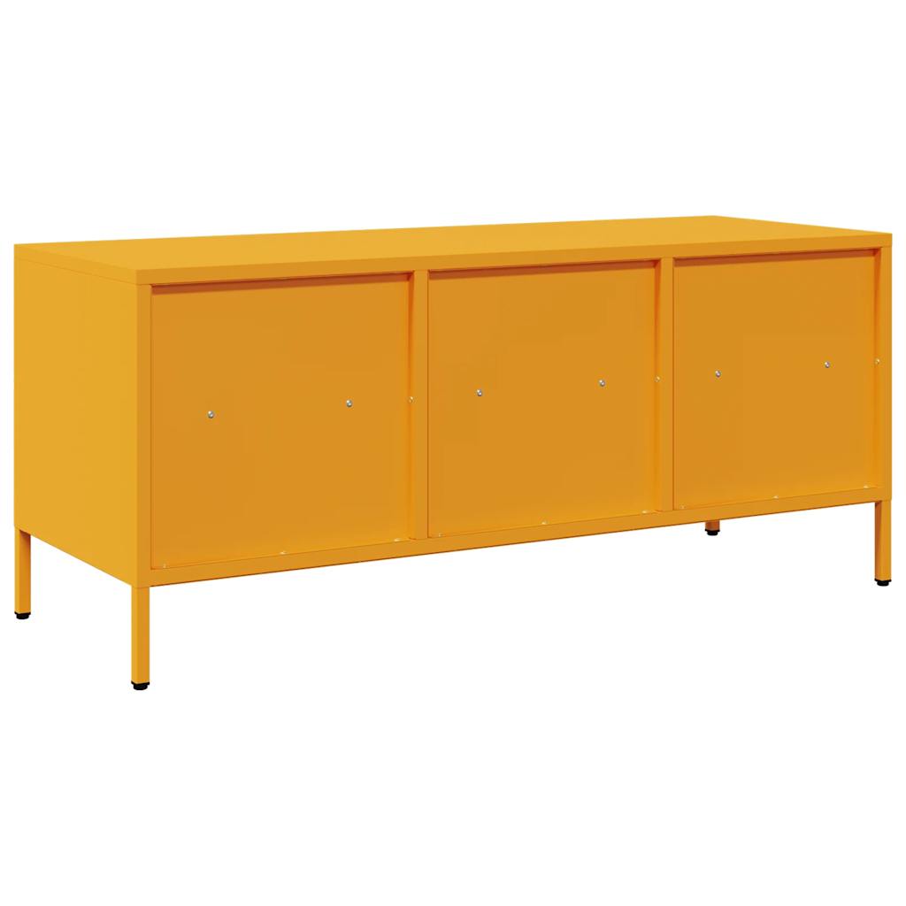 TV Cabinet Mustard Yellow 101.5x39x43.5 cm Cold-rolled Steel