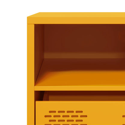 TV Cabinet Mustard Yellow 101.5x39x43.5 cm Cold-rolled Steel