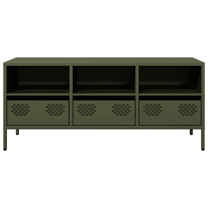 TV Cabinet Olive Green 101.5x39x43.5 cm Cold-rolled Steel