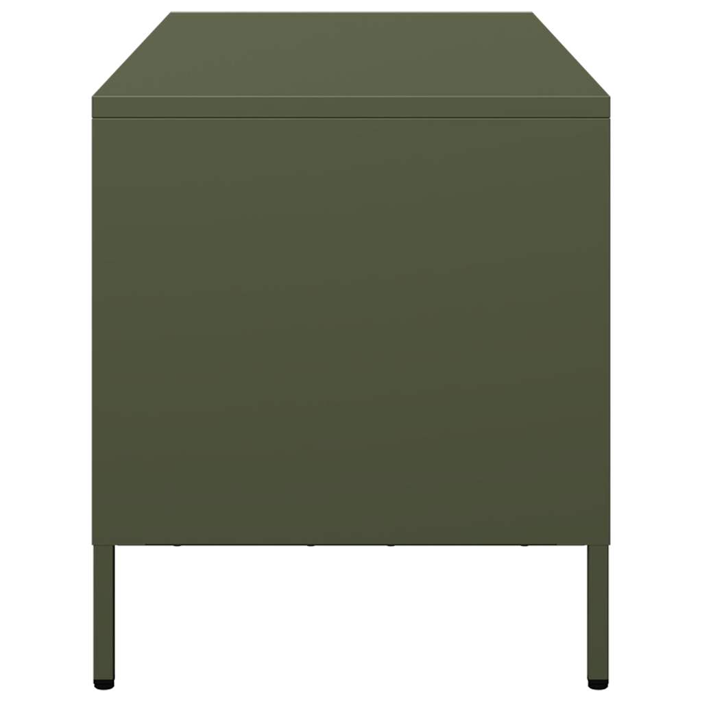 TV Cabinet Olive Green 101.5x39x43.5 cm Cold-rolled Steel