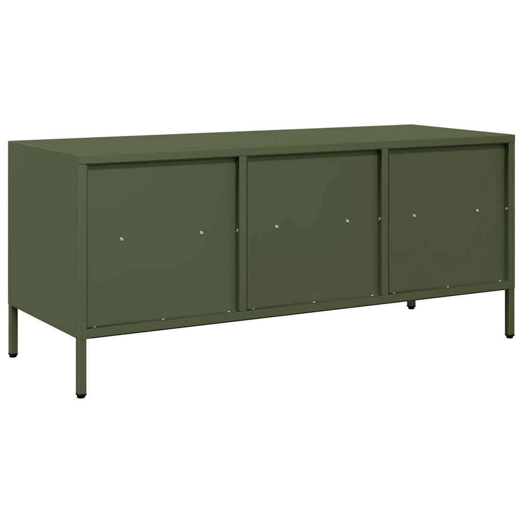 TV Cabinet Olive Green 101.5x39x43.5 cm Cold-rolled Steel