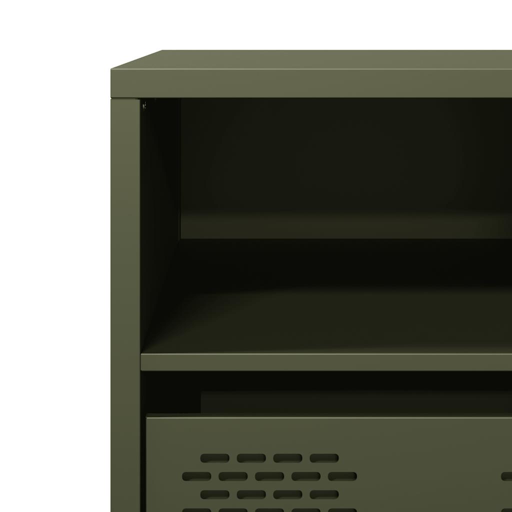 TV Cabinet Olive Green 101.5x39x43.5 cm Cold-rolled Steel