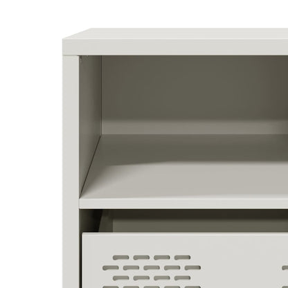 TV Cabinet White 101.5x39x43.5 cm Cold-rolled Steel