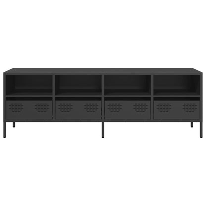 TV Cabinet Black 135x39x43.5 cm Cold-rolled Steel