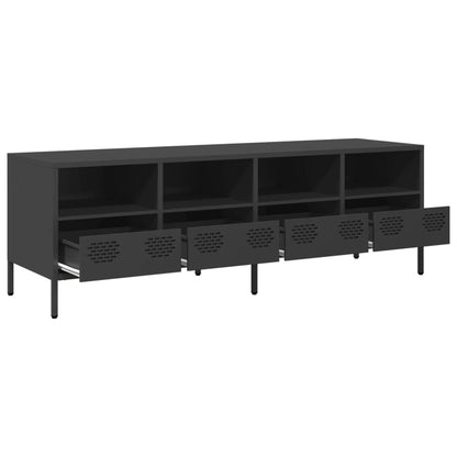 TV Cabinet Black 135x39x43.5 cm Cold-rolled Steel