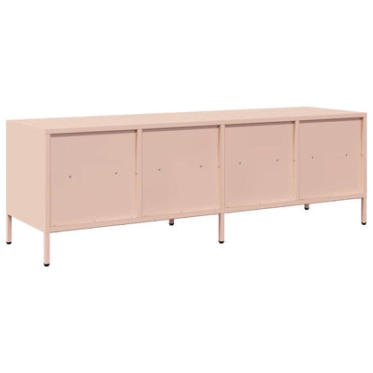 TV Cabinet Pink 135x39x43.5 cm Cold-rolled Steel