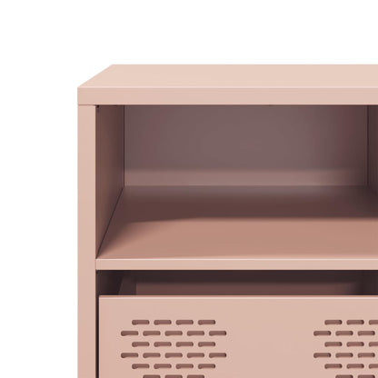 TV Cabinet Pink 135x39x43.5 cm Cold-rolled Steel