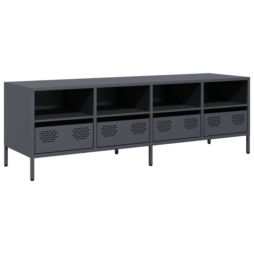 TV Cabinet Anthracite 135x39x43.5 cm Cold-rolled Steel