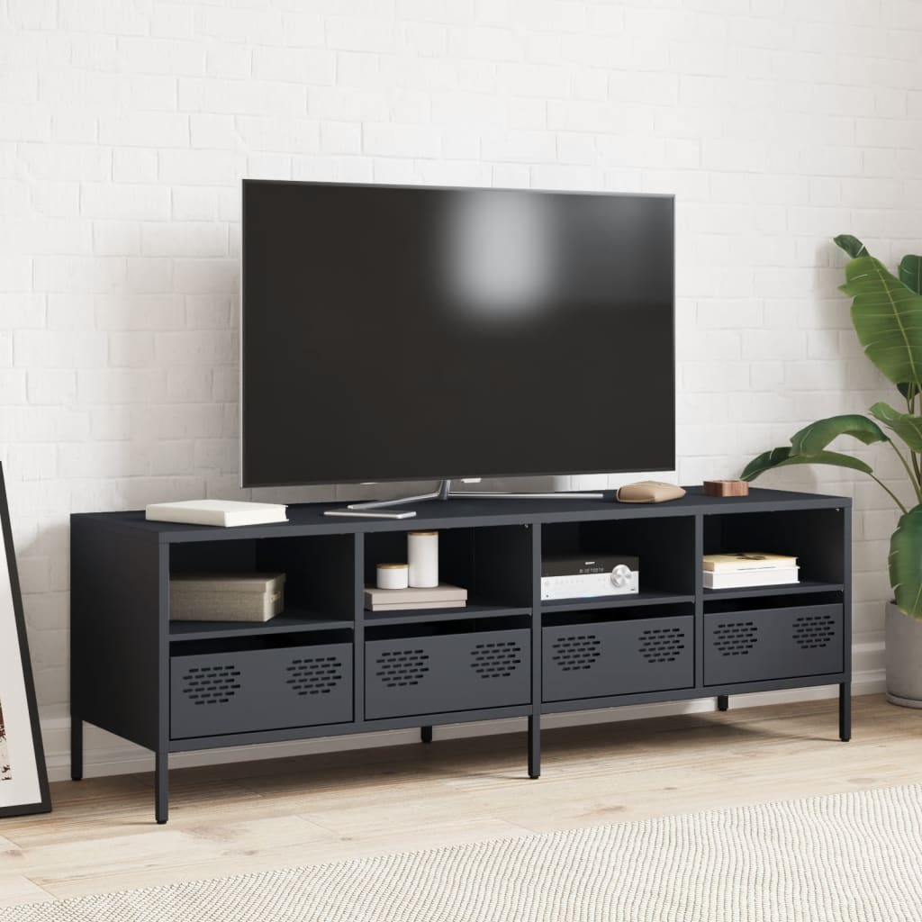 TV Cabinet Anthracite 135x39x43.5 cm Cold-rolled Steel