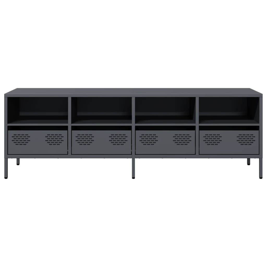 TV Cabinet Anthracite 135x39x43.5 cm Cold-rolled Steel