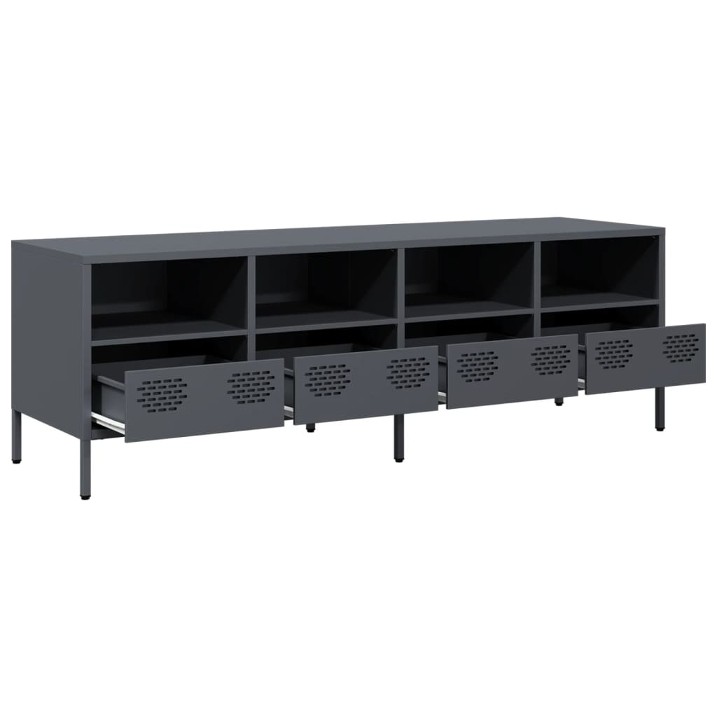 TV Cabinet Anthracite 135x39x43.5 cm Cold-rolled Steel