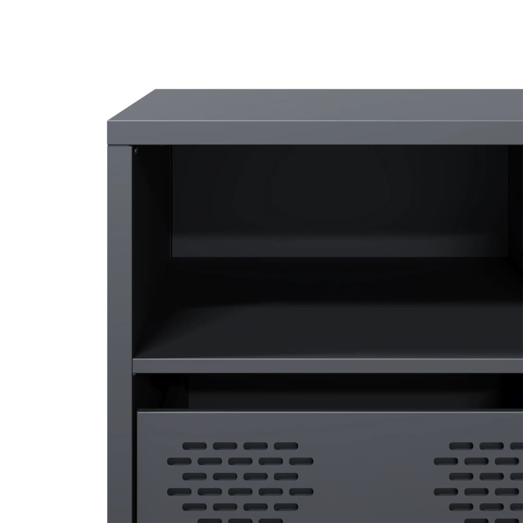 TV Cabinet Anthracite 135x39x43.5 cm Cold-rolled Steel