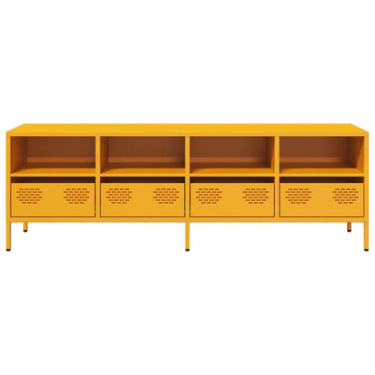 TV Cabinet Mustard Yellow 135x39x43.5 cm Cold-rolled Steel