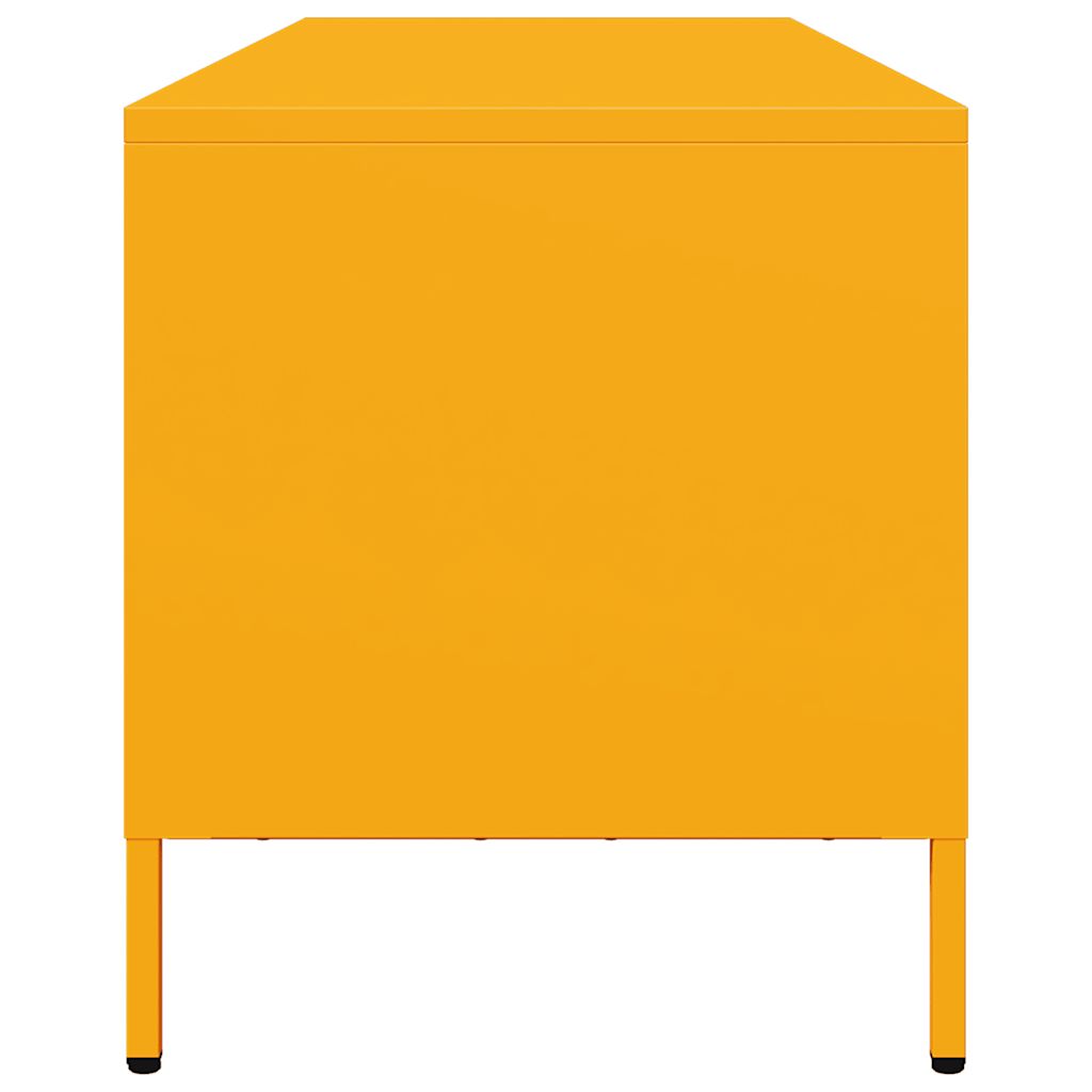 TV Cabinet Mustard Yellow 135x39x43.5 cm Cold-rolled Steel