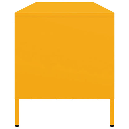 TV Cabinet Mustard Yellow 135x39x43.5 cm Cold-rolled Steel