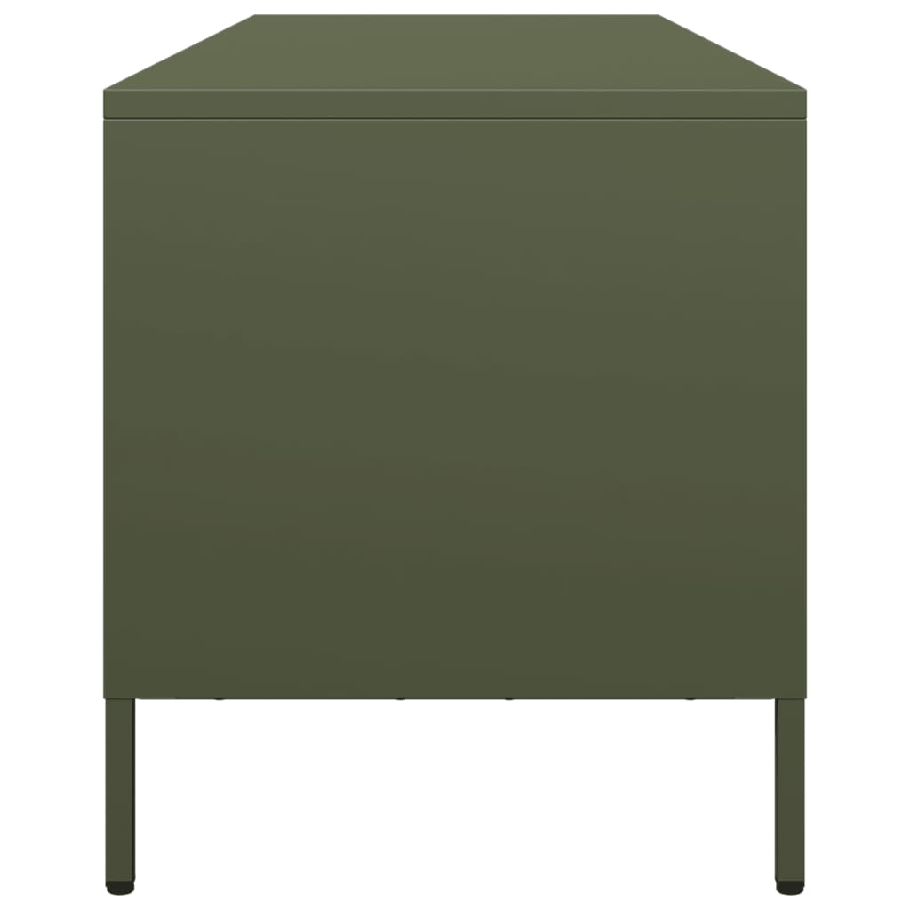 TV Cabinet Olive Green 135x39x43.5 cm Cold-rolled Steel