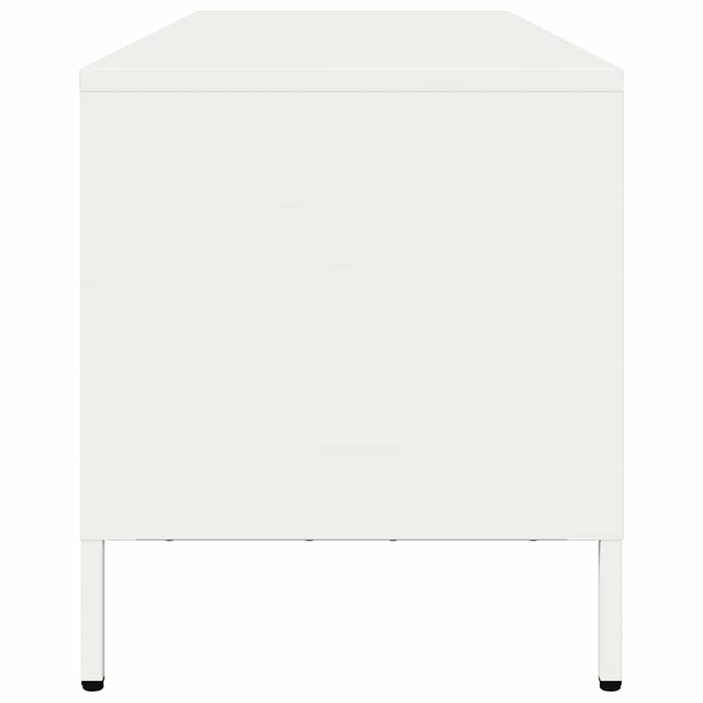 TV Cabinet White 135x39x43.5 cm Cold-rolled Steel