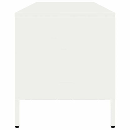 TV Cabinet White 135x39x43.5 cm Cold-rolled Steel