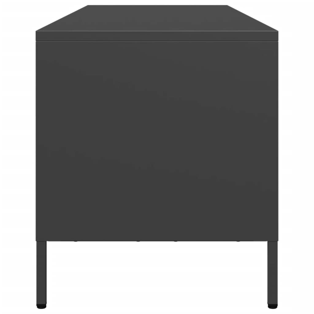 TV Cabinet Black 135x39x43.5 cm Cold-rolled Steel