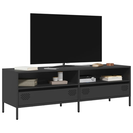 TV Cabinet Black 135x39x43.5 cm Cold-rolled Steel