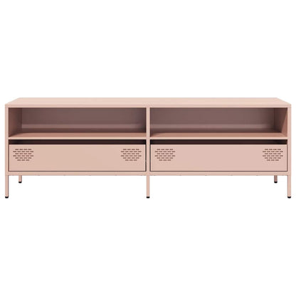 TV Cabinet Pink 135x39x43.5 cm Cold-rolled Steel