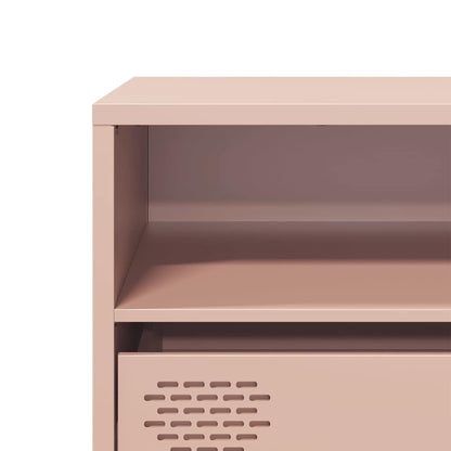 TV Cabinet Pink 135x39x43.5 cm Cold-rolled Steel