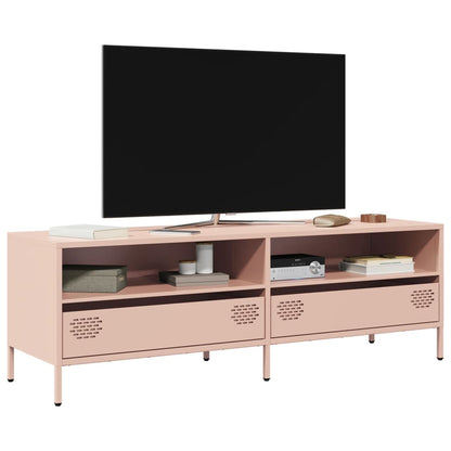 TV Cabinet Pink 135x39x43.5 cm Cold-rolled Steel