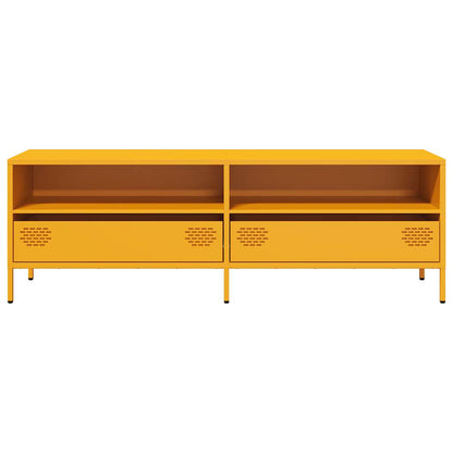 TV Cabinet Mustard Yellow 135x39x43.5 cm Cold-rolled Steel