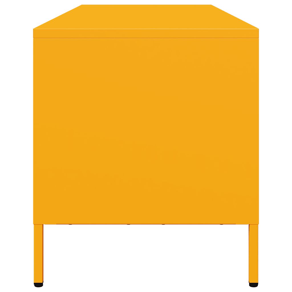 TV Cabinet Mustard Yellow 135x39x43.5 cm Cold-rolled Steel