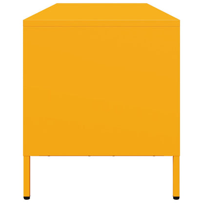 TV Cabinet Mustard Yellow 135x39x43.5 cm Cold-rolled Steel