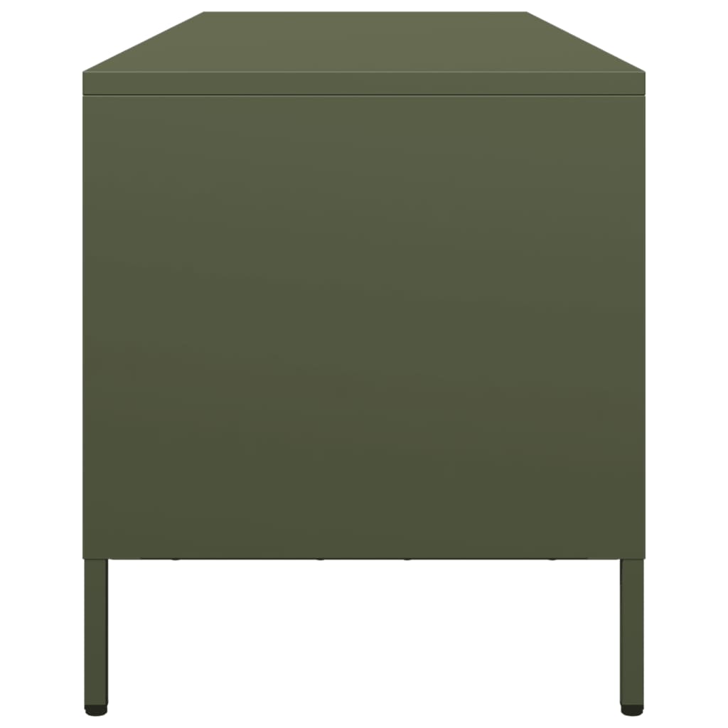 TV Cabinet Olive Green 135x39x43.5 cm Cold-rolled Steel