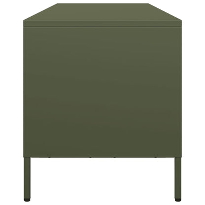 TV Cabinet Olive Green 135x39x43.5 cm Cold-rolled Steel