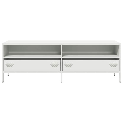 TV Cabinet White 135x39x43.5 cm Cold-rolled Steel