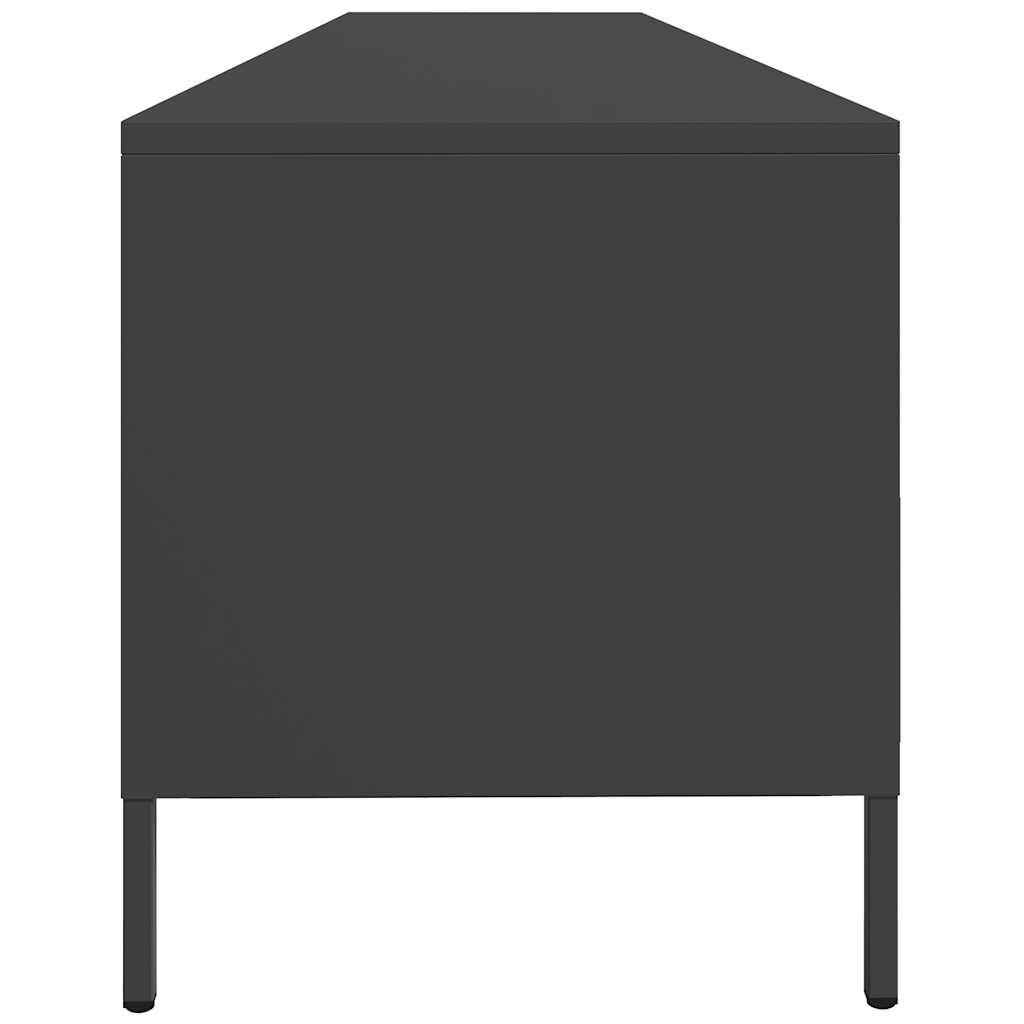 TV Cabinet Black 202x39x43.5 cm Cold-rolled Steel