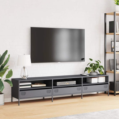 TV Cabinet Anthracite 202x39x43.5 cm Cold-rolled Steel