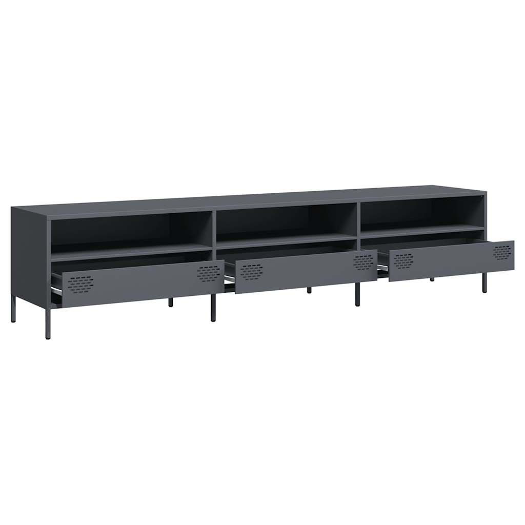 TV Cabinet Anthracite 202x39x43.5 cm Cold-rolled Steel