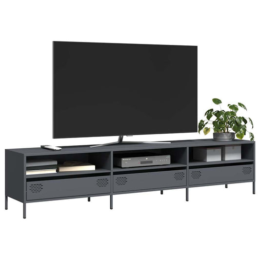 TV Cabinet Anthracite 202x39x43.5 cm Cold-rolled Steel